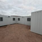 Bodega construida con contenedores